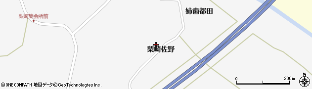 宮城県栗原市金成（梨崎佐野）周辺の地図