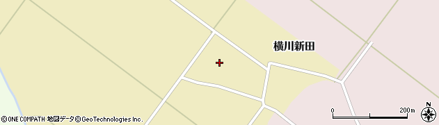 山形県三川町（東田川郡）横川新田（上ノ割）周辺の地図
