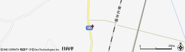岩手県一関市花泉町油島西小田34周辺の地図