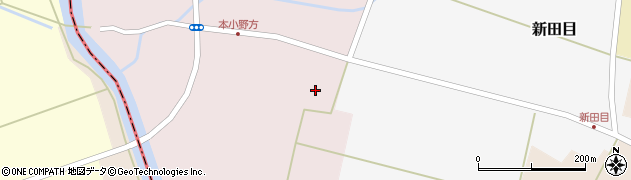 山形県庄内町（東田川郡）本小野方（南割）周辺の地図