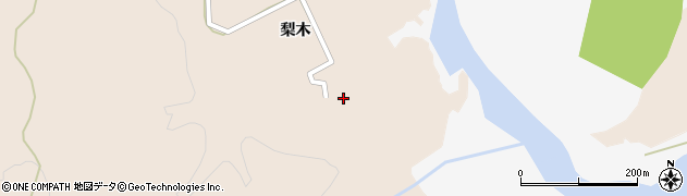 宮城県大崎市鳴子温泉鬼首梨木周辺の地図