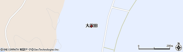 岩手県一関市花泉町永井（大沢田）周辺の地図