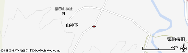 宮城県栗原市栗駒桜田中屋敷9周辺の地図