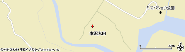 宮城県栗原市花山周辺の地図