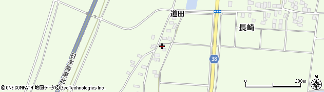 山形県鶴岡市長崎道田5周辺の地図