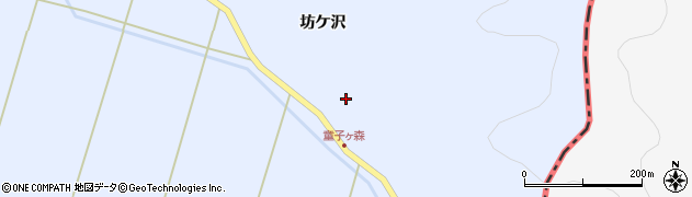 宮城県栗原市若柳武鎗（坊ケ沢）周辺の地図