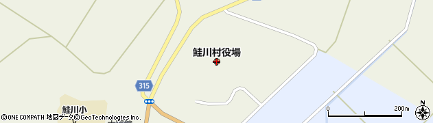 山形県鮭川村（最上郡）周辺の地図