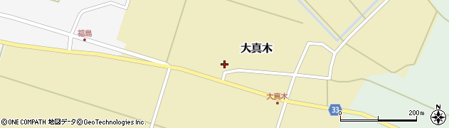 山形県東田川郡庄内町大真木西フケ17周辺の地図
