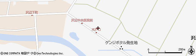 宮城県栗原市金成（沢辺木戸口）周辺の地図