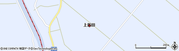 山形県鶴岡市長沼上新田周辺の地図