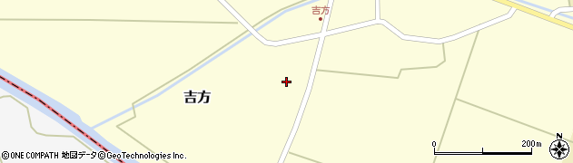 山形県庄内町（東田川郡）吉方（稗田）周辺の地図