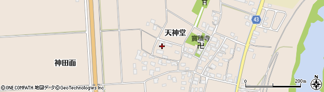 山形県三川町（東田川郡）神花周辺の地図
