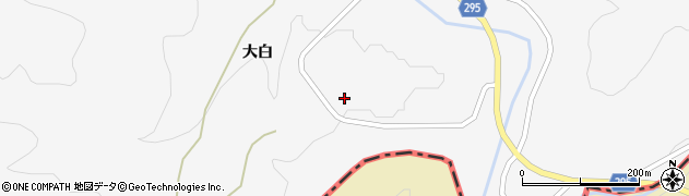 岩手県一関市藤沢町大籠（大白）周辺の地図