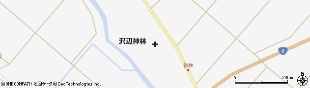 宮城県栗原市金成（沢辺神林）周辺の地図