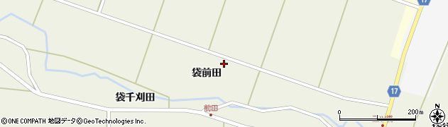 宮城県栗原市鶯沢袋前田2周辺の地図