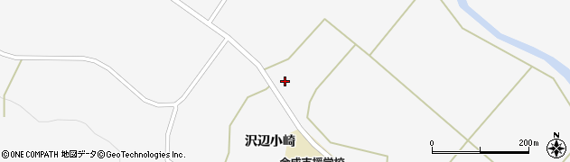 宮城県栗原市金成沢辺小崎61周辺の地図