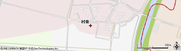 山形県鶴岡市茨新田村東周辺の地図