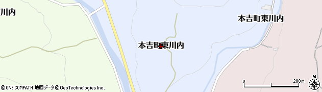 宮城県気仙沼市本吉町東川内周辺の地図