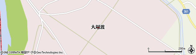 山形県酒田市大川渡周辺の地図