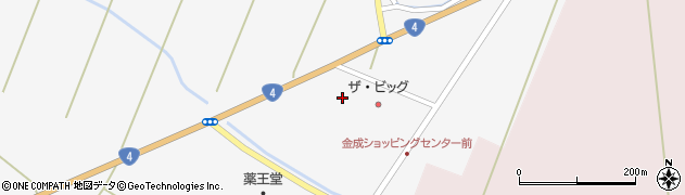 菓子工房ハッピー　金成店周辺の地図