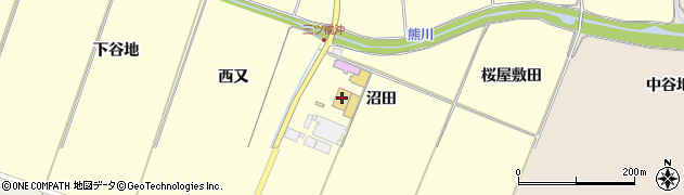 コメリハード＆グリーン栗駒店周辺の地図