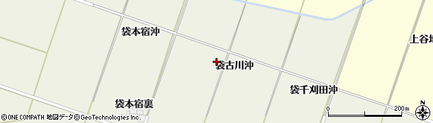 宮城県栗原市鶯沢袋古川沖周辺の地図