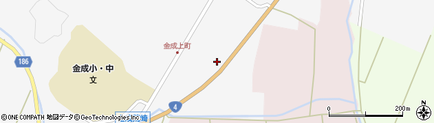 宮城県栗原市金成上町東裏周辺の地図