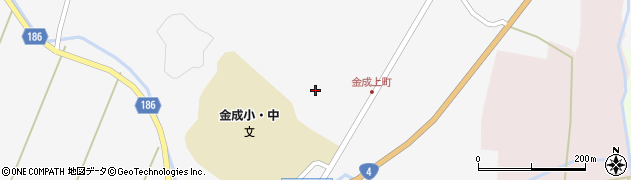 宮城県栗原市金成上町西裏12周辺の地図