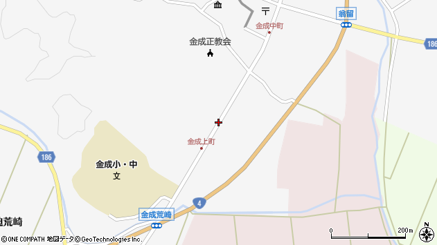 〒989-5154 宮城県栗原市金成上町の地図