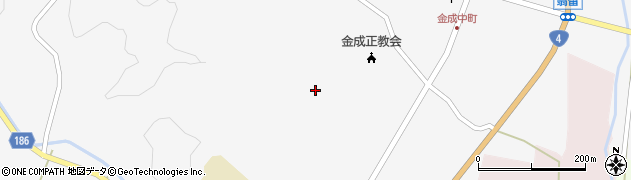 宮城県栗原市金成上町西裏周辺の地図