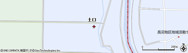 山形県三川町（東田川郡）土口（村西）周辺の地図