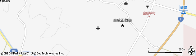 宮城県栗原市金成上町西裏7-4周辺の地図