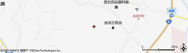 宮城県栗原市金成上町西裏7-1周辺の地図