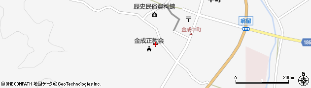 宮城県栗原市金成上町西裏60周辺の地図