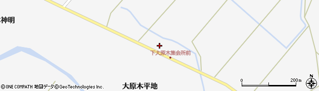宮城県栗原市金成（大原木雷）周辺の地図