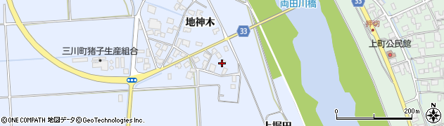 山形県東田川郡三川町猪子高倉5周辺の地図