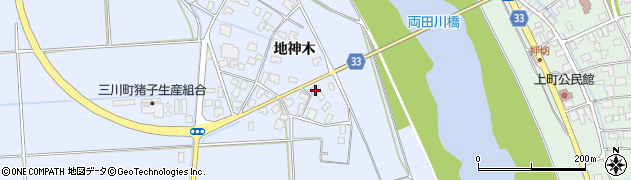 山形県東田川郡三川町猪子高倉4周辺の地図