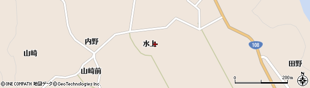 宮城県大崎市鳴子温泉鬼首水上周辺の地図