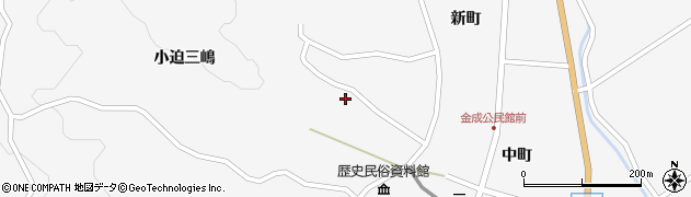 宮城県栗原市金成（中町西裏）周辺の地図