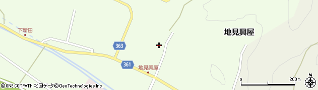 山形県酒田市地見興屋村東周辺の地図