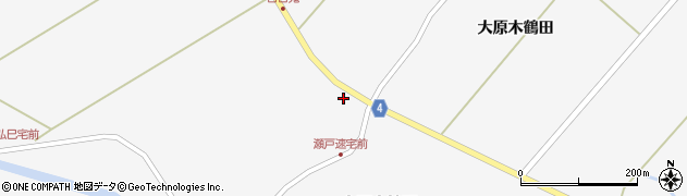 宮城県栗原市金成（大原木金附）周辺の地図