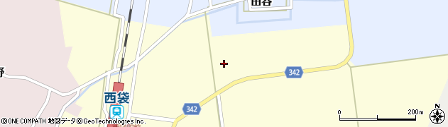 山形県東田川郡庄内町西袋五十枚周辺の地図