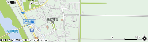 山形県東田川郡三川町押切新田街道表84周辺の地図