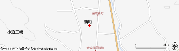 宮城県栗原市金成新町8周辺の地図
