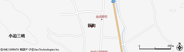 宮城県栗原市金成新町周辺の地図