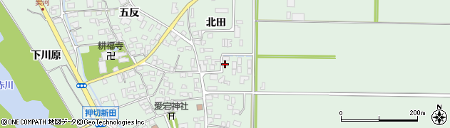 山形県東田川郡三川町押切新田街道表127周辺の地図