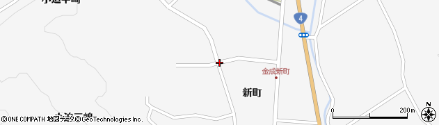 宮城県栗原市金成（新町裏）周辺の地図