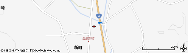 宮城県栗原市金成新町36周辺の地図