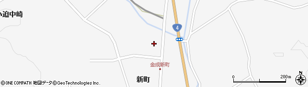 宮城県栗原市金成新町25周辺の地図