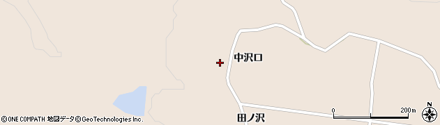 宮城県大崎市鳴子温泉鬼首中沢口周辺の地図